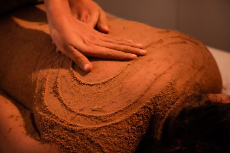 Herbal body scrub treatment
