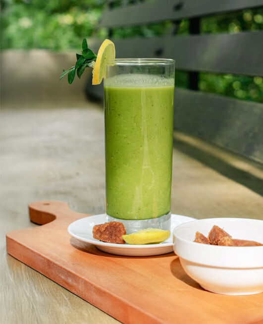 Kola Kenda with jaggery and lime