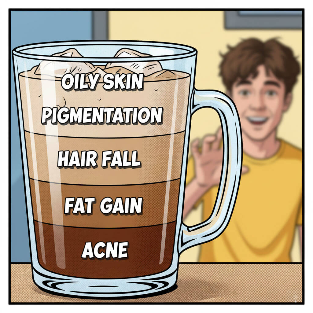 caffeine and dairy overload