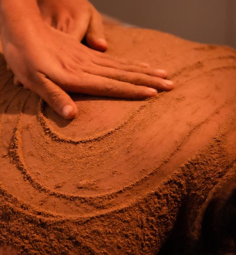 Herbal body scrub